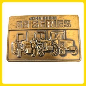 Vintage John Deere 55 Series Tractors Belt Buckle 6310 TAKE THE ADVANTAGE